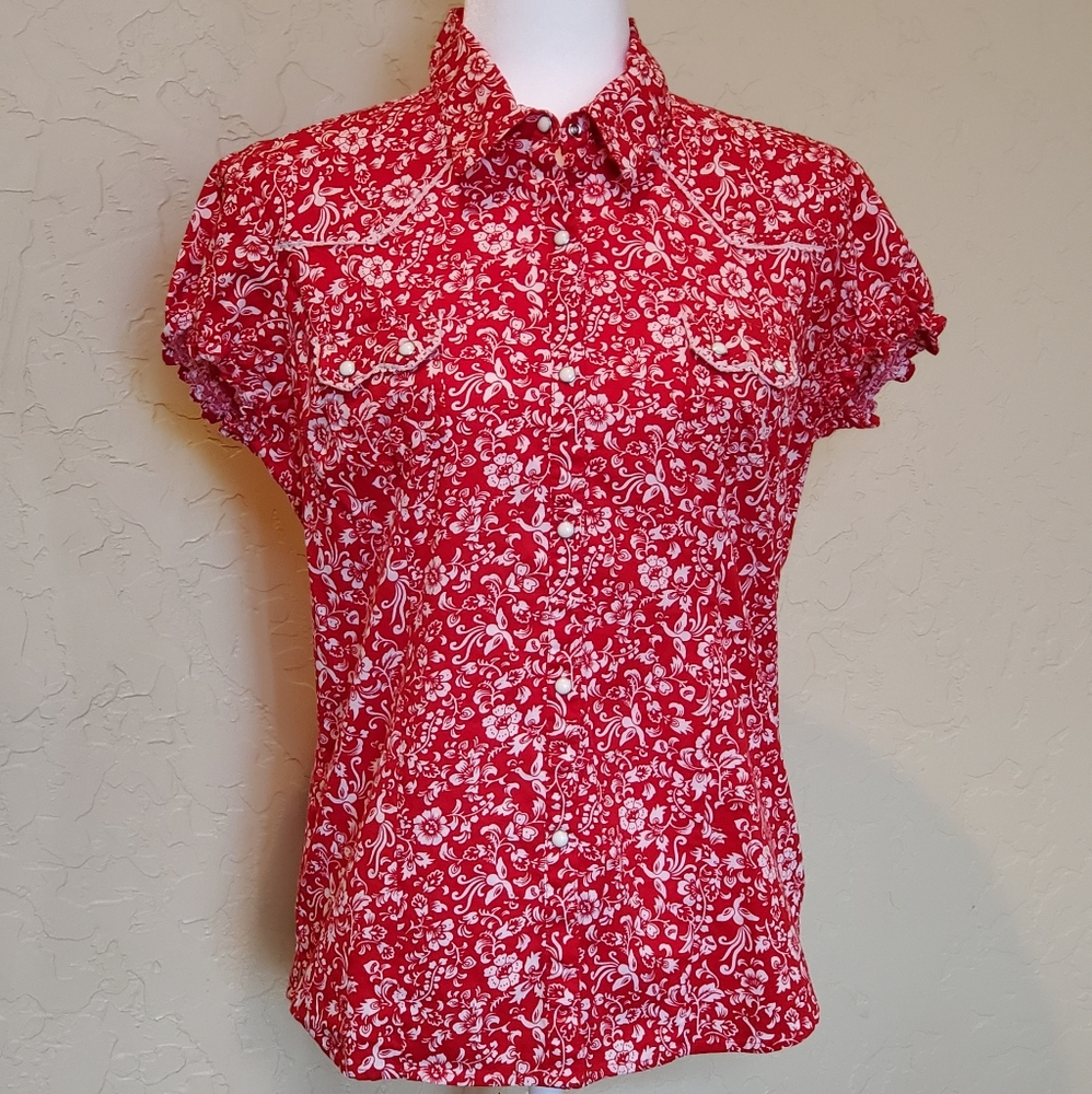 Cowgirl Up Button Up Top